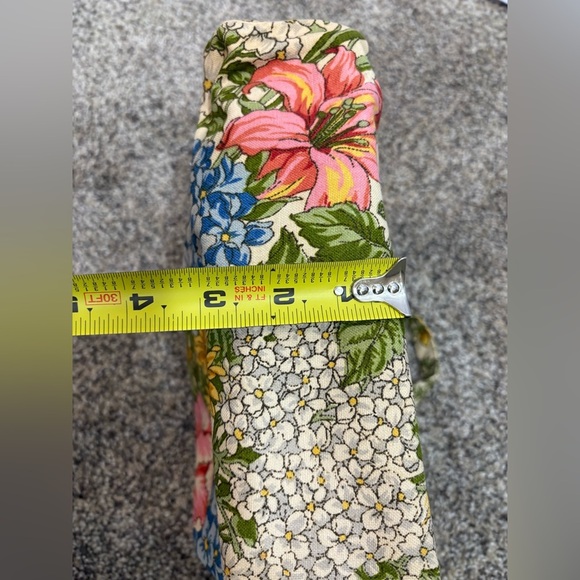 Vintage 70’s Floral Tote / Cosmetic Bag With Zipper Closure GVC Cottagecore Boho - Picture 8 of 8